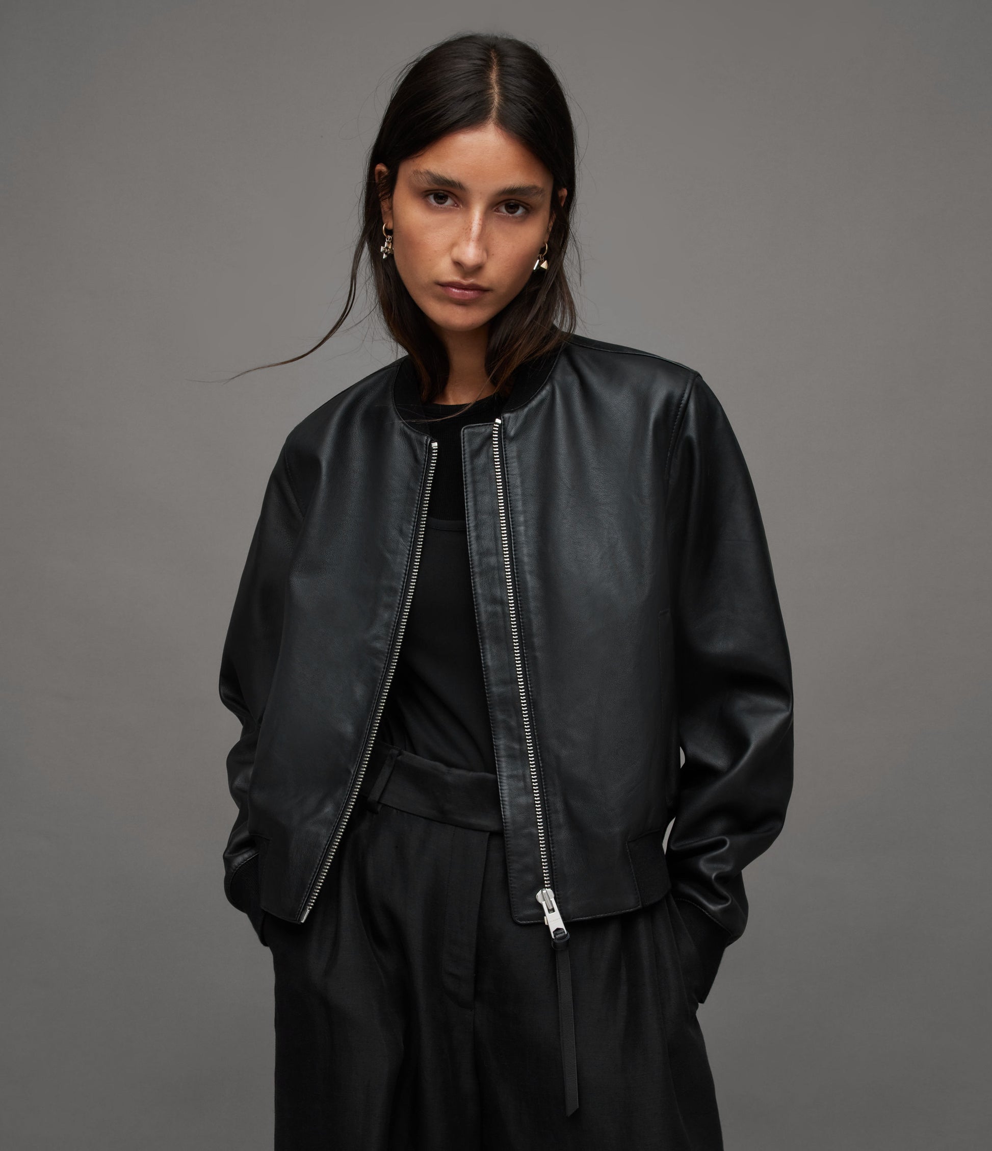 Orten Bomber Leather Jacket