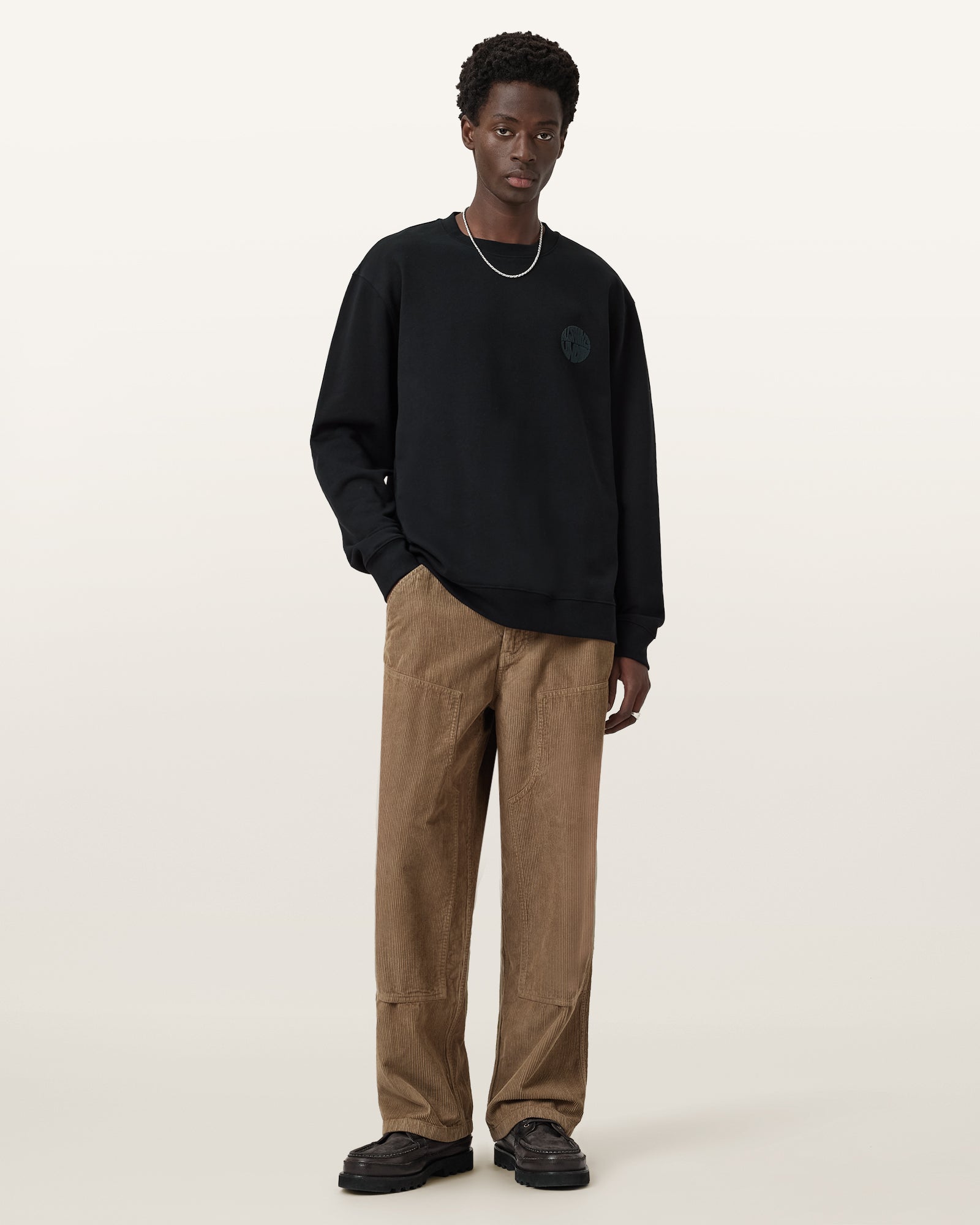 Waved Crew Sweatshirt