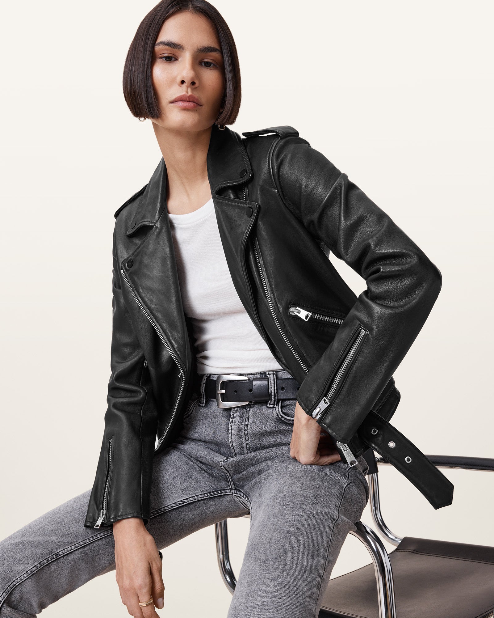 Balfern Biker Leather Jacket