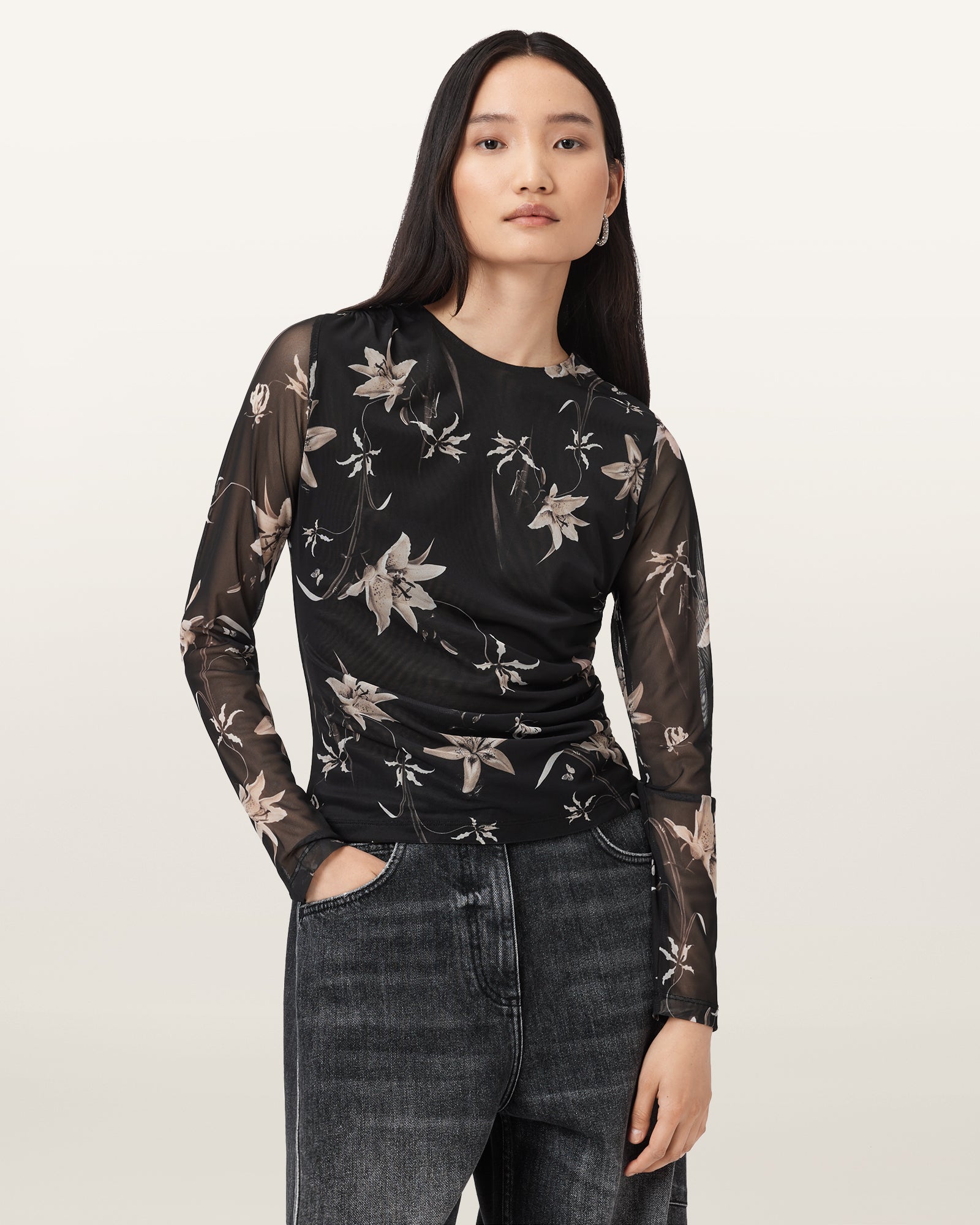 Caia Mesh Top