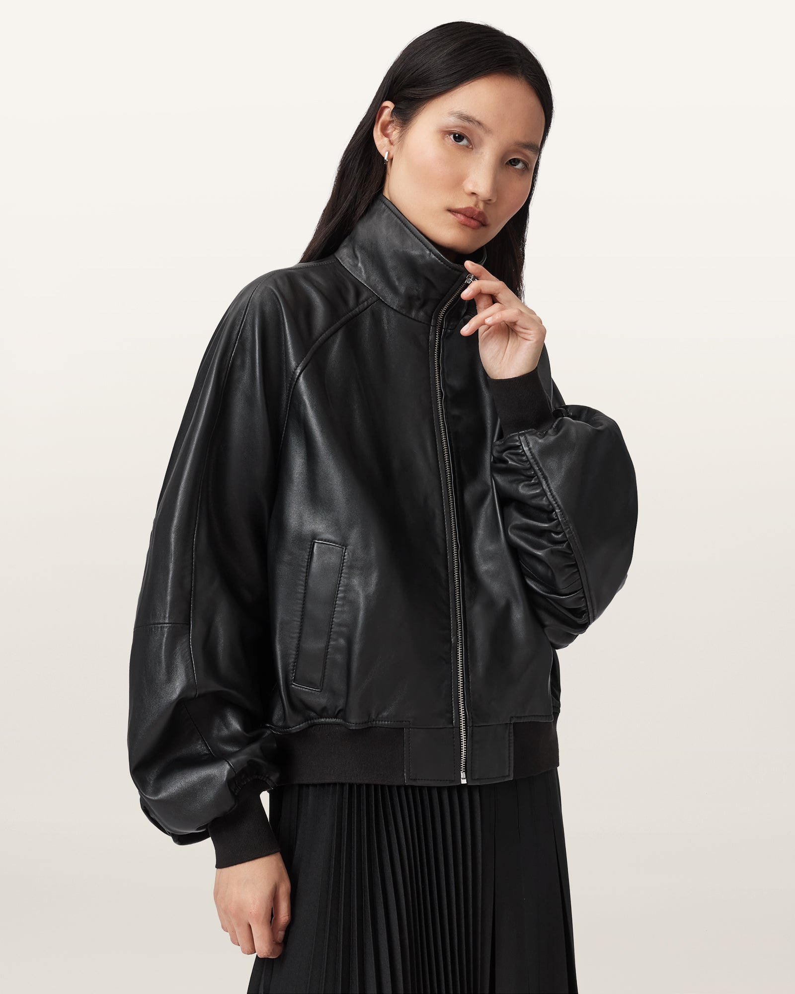 Felda Bomber Leather Jacket